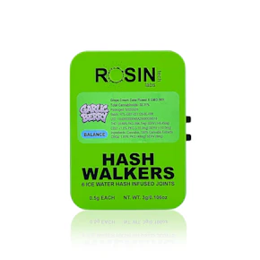 ROSIN TECH LABS - Infused Preroll - Garlic Berry - 6 Pack - Hash Walkers - 3G