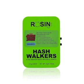 ROSINTECH - Infused Preroll - Garlic Zushi - Hash Walkers - 6 Pack - 3G