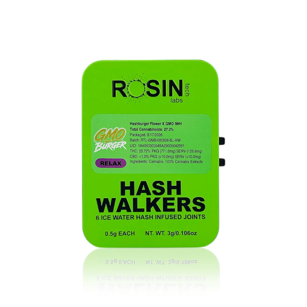 Rosin Tech Labs - ROSIN TECH LABS - Infused Preroll - GMO Burger - Hash Walkers - 6 Pack - 3G Main Image