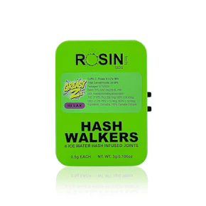 ROSIN TECH LABS - Infused Preroll - Greasy Z - 6 Pack - Hash Walkers - 3G