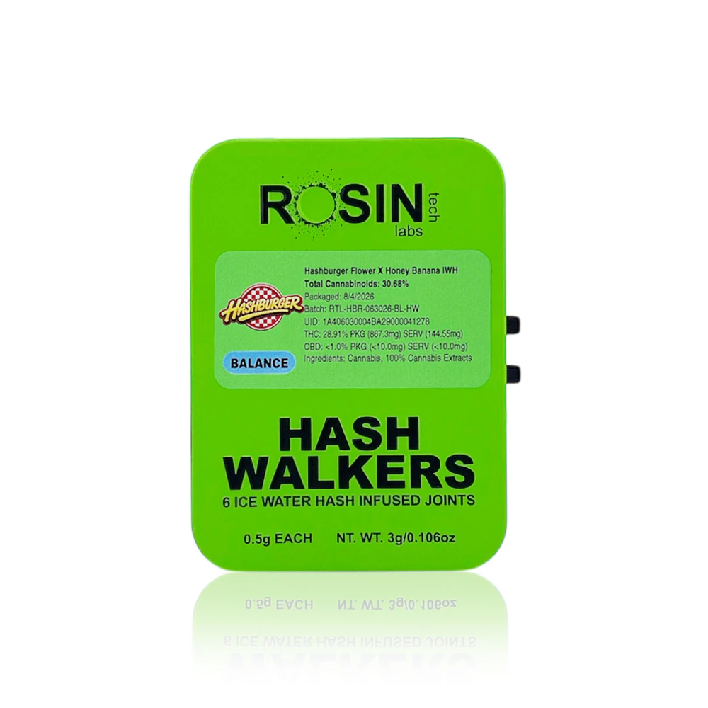 Rosin Tech Labs - ROSIN TECH LABS - Infused Preroll - Hashburger - Hash Walkers - 6 Pack - 3G Main Image