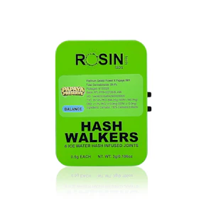 ROSIN TECH - Infused Preroll - Papaya Preserve - 6 Pack - Hash Walkers - 3G