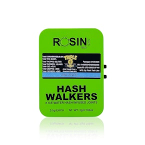 ROSINTECH - Infused Preroll - Triple G - Hash Walkers -  6pack - 3G