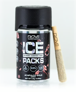 ROVE - Acapulco Gold Iced Pack Diamond Infused 5pk Pre-Rolls - 2.5g