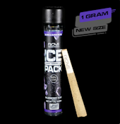 Blueberry Kush Iced Pack Rosin, Hash, Diamond Infused Pre-Roll - 1g