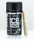 Purple Trainwreck Iced Pack Diamond Infused 5pk Pre-Rolls - 2.5g