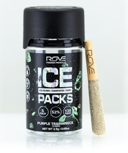 ROVE - Purple Trainwreck Iced Pack Diamond Infused 5pk Pre-Rolls - 2.5g