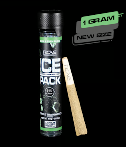 ROVE - Purple Trainwreck Iced Pack Rosin, Hash, Diamond Infused Pre-Roll - 1g