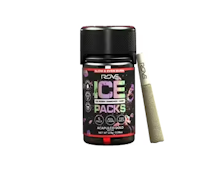 Rove | Acapulco Gold | Ice Packs Rosin + Diamond + Hash Infused Pre-Rolls 5pk | 2.5g