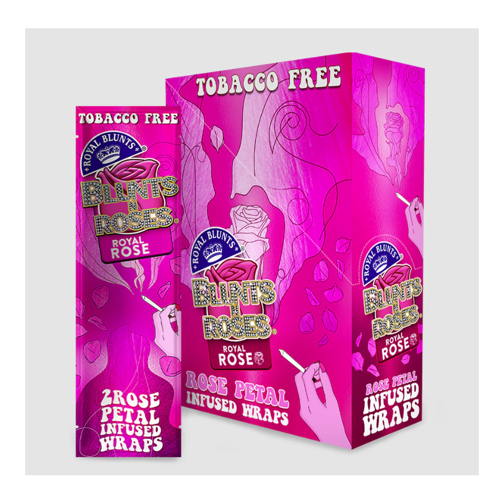 DOOBIE NIGHTS - Royal Blunts | Blunts & Roses | Royal Rose | Rose Petal Infused Wraps | 2pk Main Image
