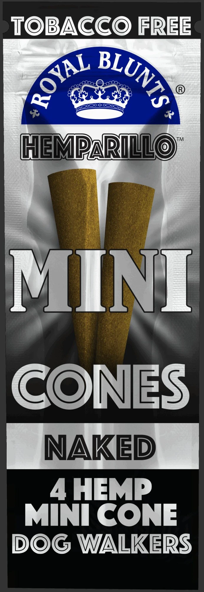 Royal Blunts - Hemparillo Mini Cones 4pk - Naked Main Image