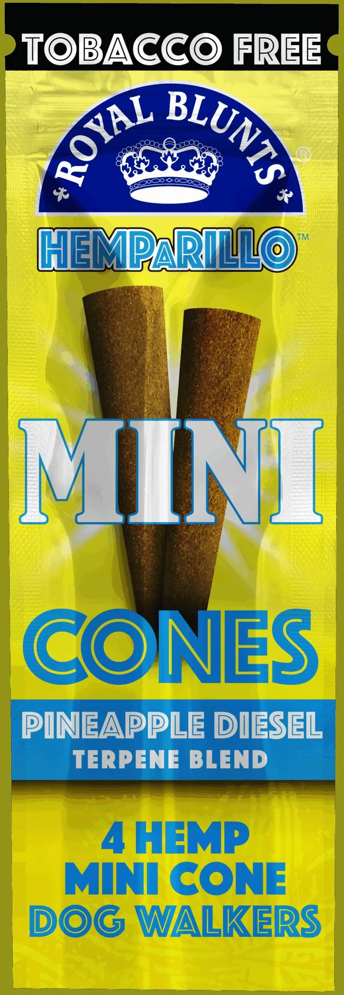 Royal Blunts - Hemparillo Mini Cones 4pk - Pineapple Diesel Main Image