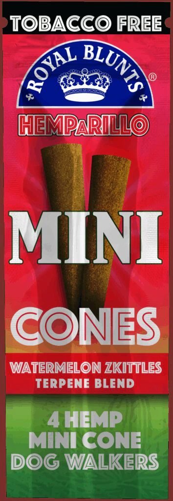 Royal Blunts - Hemparillo Mini Cones 4pk - Watermelon Zkittles Main Image