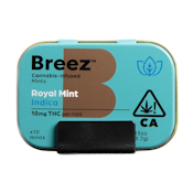 Royal Mint Tin (I) | 10mg 10pk THC Mints | Breez