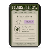 Florist Farms - Scotty 2 Hotty - 7pk - .5g Joints - 23% THC - Pre-Roll