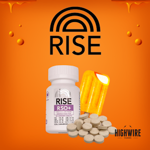 RISE - Rise RSO+ Tablets Orange Push Pop 200mg 20ct