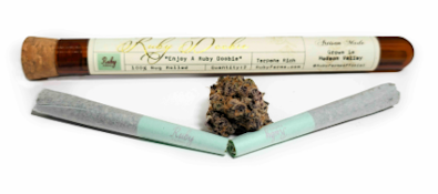 Strawberry Fields | 25% THC | Pre-roll | .5g 2 pack | Ruby Farms