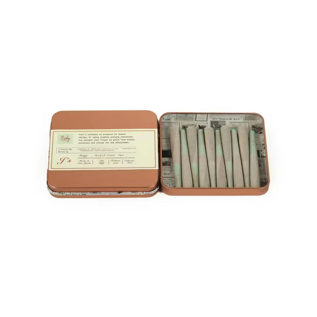 Ruby Farms - Blueberry DJ Cut Hash Infused "Doobies" 0.5g Pre-Roll 10pk Main Image