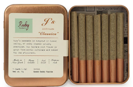 RUBY FARMS - Grand Daddy Purple | Pre-rolls | 0.7g 7-pack | Ruby Farms