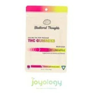 SHATTERED THOUGHTS - Shattered Thoughts - Ruby Limeapple Gummies 200mg - 10 Pack