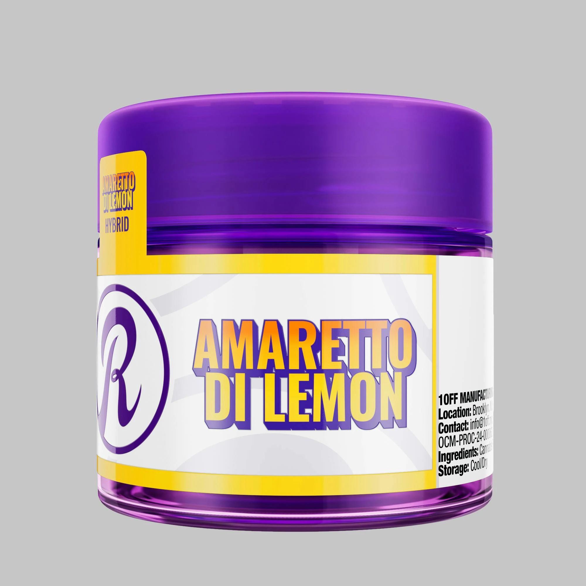 Runtz - Amaretto Di Lemon 3.5g Flower Jar Main Image