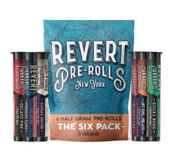 REVERT CANNABIS - Revert | Prerolls | The Six Pack | 3g, 6