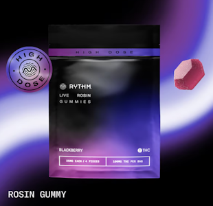 RYTHM - Blackberry Live Rosin 4pk Gummies - 100mg