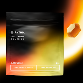 Rythm Live Rosin Gummies | Clementine | 10pk/100mg