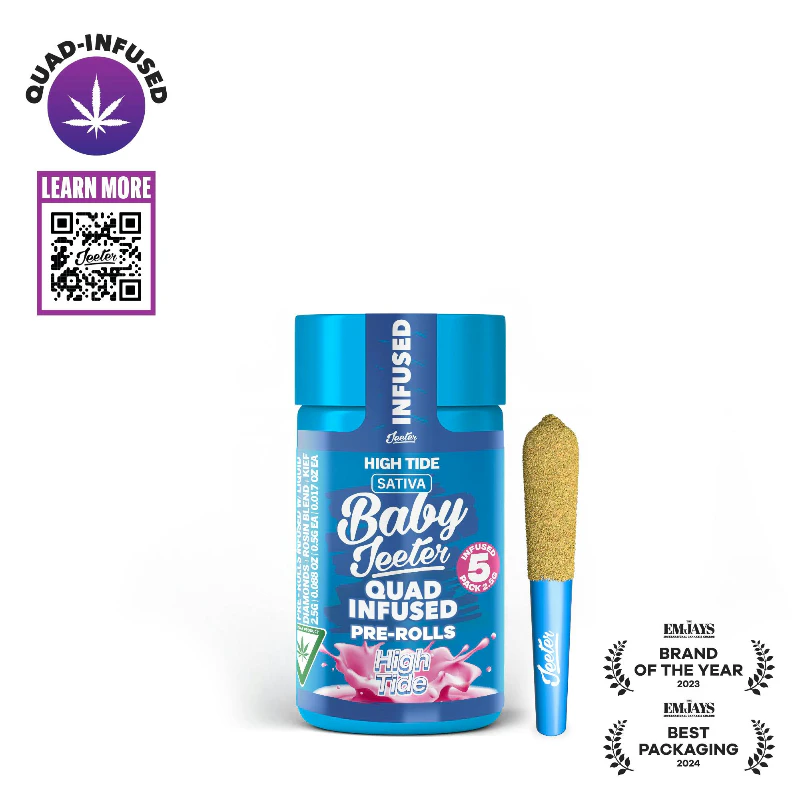 Jeeter - Baby Jeeter High Tide (S) Rosin Infused Preroll 5pk 2.5g Main Image