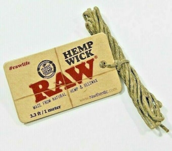 Raw - Hemp Wick || Raw || 1 roll