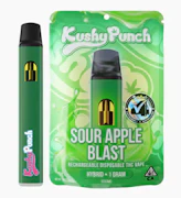 1G Kushy Punch Vape All-In-One- Sour Apple Blast