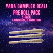 Preroll pack (3ct) | YANA Sampler pack 3g Total 