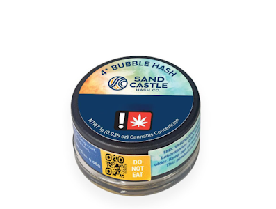 Sand Castle - Georgia Pie, 4 Star Bubble Hash, 2g