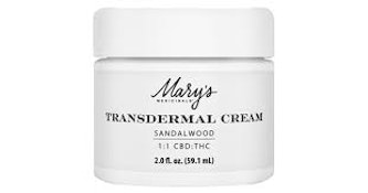 Mary's Medicinals - 1:1 CBD:THC Sandalwood Transdermal Cream (20z)