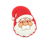 4.5" Silicone Santa Pipe - Luvbuds - Hand Pipe