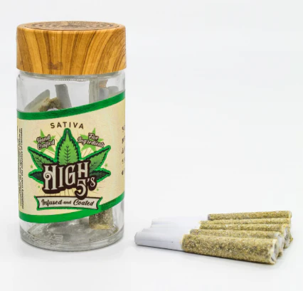 High Five - Durban Poison x Blue Dream 5 Pack Infused Pre Roll - .8G (4G) Main Image