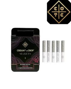 Cream Of The Crop. - White Durban Live Resin Infused Pre-Roll Pack (5pk)