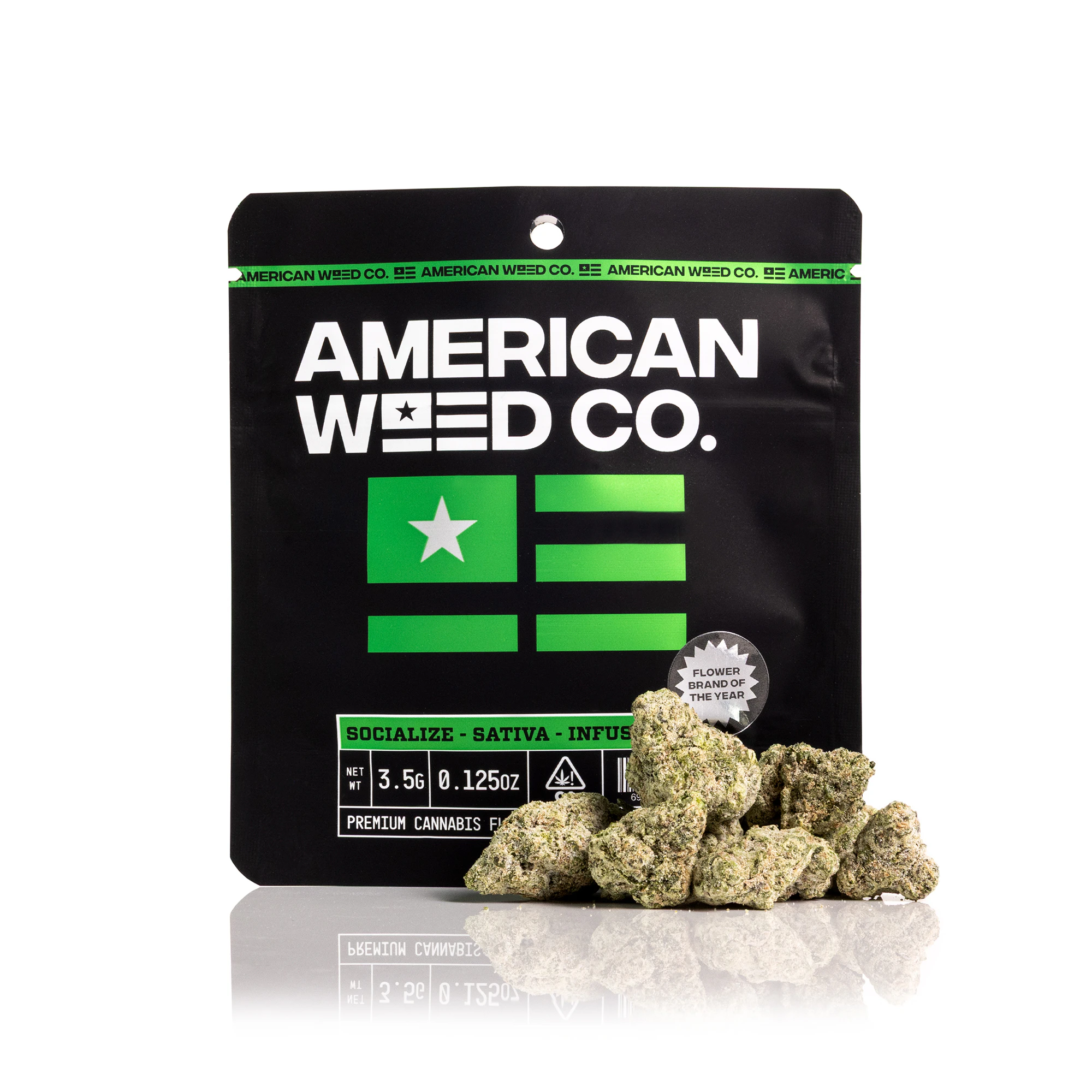 American Weed Company - Citrus Bomb Diamond Infused 3.5g Main Image
