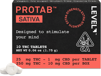 LEVEL - LEVEL | PROTAB SATIVA SINGLE | CAPSULE | 100MG
