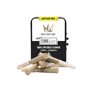 WEST COAST CURE - Sativa Mix (S) | .35g 6pk  CureJoint Prerolls | West Coast Cure