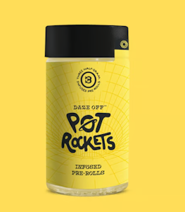 DAZE OFF - Desayuno Infused Pot Rocket 3pk Pre-Rolls - 1.5g