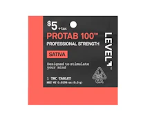 Level | Protab 100mg Sativa | 1-Piece $5pk