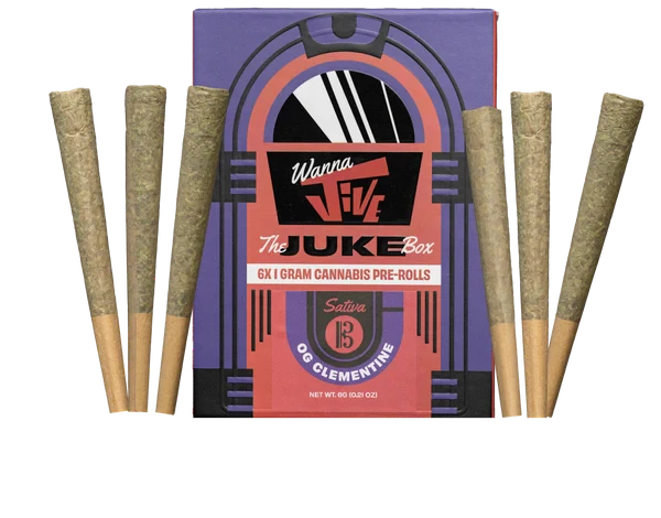 Wanna JIVE - Wanna Jive - OG Clementine - PreRolls - 6 x 1g Main Image