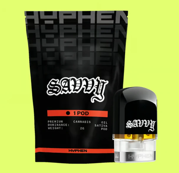 Savvy - Blue Raz Haze Hyphen Pod - 2g Main Image
