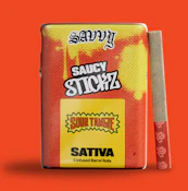 Sour Tangie Saucy Stickz Infused 5pk Pre-Rolls - 2.5g