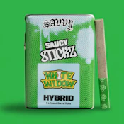 White Widow Saucy Stickz Infused 5pk Pre-Rolls - 2.5g
