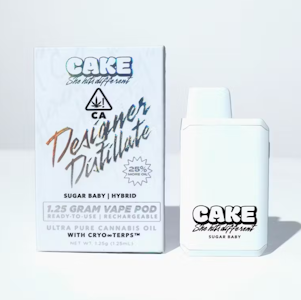 Cake She Hits Different - CAKE SHE HITS DIFFERENT: Sugar Baby 1.25g Disposable Vape (H)