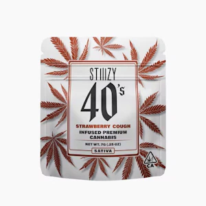 STIIIZY - Stiiizy - Infused Flower - Infused 40's - Sativa - Strawberry Cough - (7g)