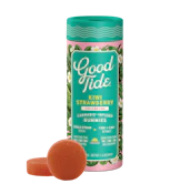 Good Tides Kiwi Strawberry THC : CBD : CBG Solventless Hash Gummies 100mg