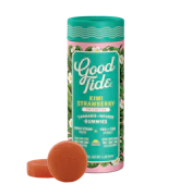 Good Tides Kiwi Strawberry THC : CBD : CBG Solventless Hash Gummies 100mg